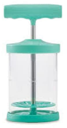 Pampered Chef Whipped Cream Maker - Handheld DIY Whipping Cream Dispenser | Non-Slip Silicone Grip Whipper Maker - #1461