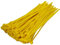 UKCable-Ties 50x Yellow Cable Ties 200mm x 4.8mm Zip Tie Wraps Nylon Plastic