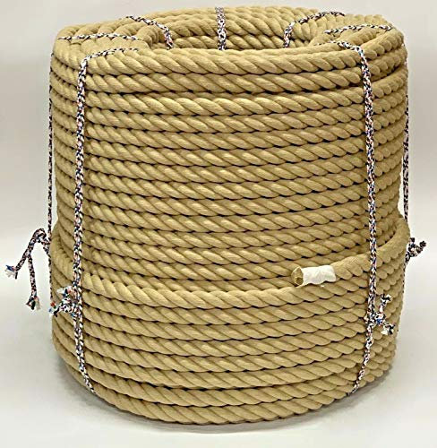 40mm Synthetic Polyhemp Decking Rope by The Metre. Rope for Decking Garden & Boating