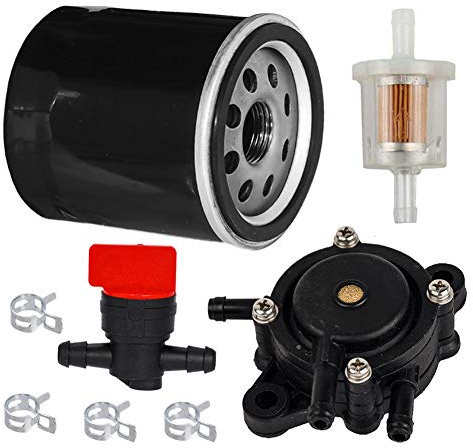 Carkio 49065-7010 - Kit filtro olio 49040-7001 pompa carburante 49019-7001 per motori Kawasaki FH FX Series 4 tempi FH381V FH430V FH451V FH500V FH531V