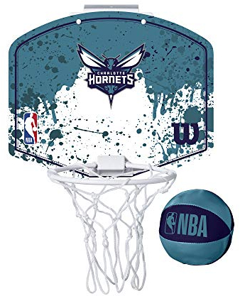Wilson Mini-Basketballkorb NBA TEAM MINI HOOP, CHARLOTTE HORNETS, Kunststoff, TU