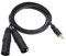 Create idea 3,5 mm auf 3-poligen XLR-Kabel, 1,5 m, vergoldet, Verbindungskabel für Mischpult, Mikrofon, Audio