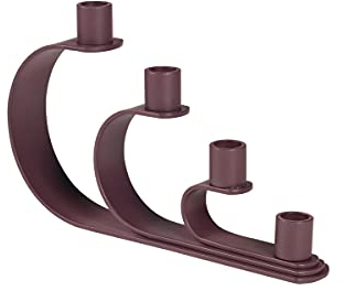 Broste Copenhagen Kerzenständer Nami in der Farbe Decadent Chocolate, Maße Ø22cm, 71178069