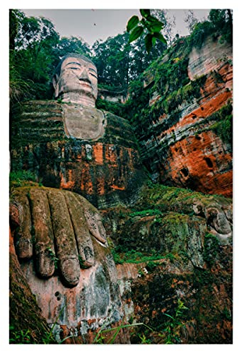 artboxONE Poster 150x100 cm Städte Guardian Buddha hochwertiger Design Kunstdruck - Bild Buddha Buddha Calm