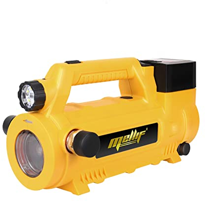 Mellif Cordless Transfer Pump Compatible With Dewalt 18v Battery - Portable Self-Priming Electric Utility Pump for Garden, Hot Tub, Tank, Pool, Ponds, Aquariums (Tool Only, No Battery)