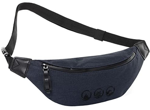 SONS OF ALOHA Body Bag Brusttasche für Stadt Festival Reise Gross Hüfttasche Crossbody Bag recyceltes Meeresplastik wasserabweisend, Ocean-blau