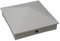 White Plastic Pyramid True 8 x 8 (200mm x 200mm) Fence Post Cap with Pre-Drilled Holes (2)