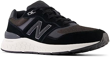 New Balance Herren Fresh Foam Walking 880 V6 Sneaker, Schwarz, 42 EU