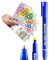 Détecteur de Faux Billet en 2 Secondes | Stylo 2 en 1 | Vérificateur de faux-billets + Stylo bille Inclus | Crayon et Feutre billet banque facile à transporter | Testeur espèce | EUROS | € | $ ..