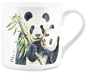 Panda Mum Wildlife Mug - Fine Bone China White Coffee/Tea Present Gift