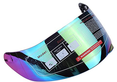 Leftwei Scudo per Visiera per Casco da Moto, Scudo per Casco Pellicola Antiappannamento per Visiera Lenti Protettive per Moto Protezione AntiGraffio Sostituzione del Parabrezza per 316 (Colorato)