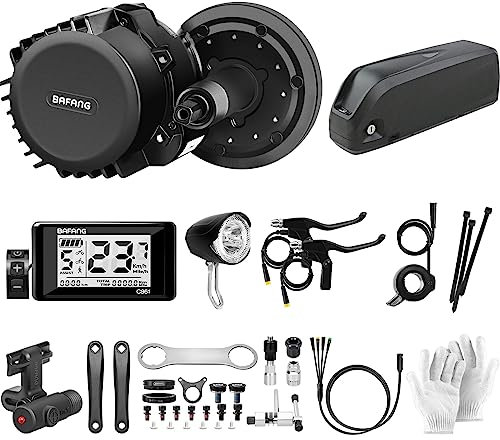BAFANG 1000w 48V Mittelmotor mit Akku BBS03 ebike Umbausatz C961 Display, 48V 13AH Akku Und Batterieladeger盲t