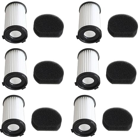 Ersatz-Staubsaugerfilter für Akitas AK585K V8 Staubsauger, Hepa-Filter, waschbar und wiederverwendbar, 6 Stück