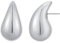 Rajputana Dupes Ohrringe Klein Drop Earrings Small Chunky Silver Earrings for Women Teardrop Tropfen Ohrringe Vergoldet für Frauen Mädchen Mode Trendy lightweight Hypoallergenic Schmuck