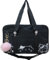 Puyang Messenger Bag for School 15.6 Laptop Bag Large Adorable Cat Print Canvas Handbag Black