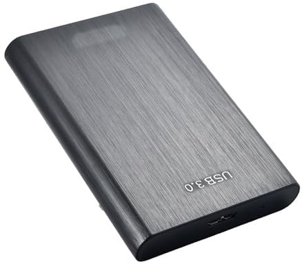 ViaForest 2TB External Hard Drive,Portable Solid State Drive Portable External Hard Drive 2TB USB3.1 Type-C for Mac,Desktop,PC,Laptop(Black)