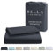 Bella Coterie Luxus-Bettwäsche-Set aus Bambus für King-Size-Betten | biologisch angebaut | ultraweich | kühlend | zwei luxuriöse Kissenbezüge | Viskose-Bettwäsche aus Bambus | ohne Einsatz [Anthrazit]