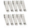 SJZBIN 10PCS Silver Garage Door Opener Clip Garage Door Opener Clip Remote Visor Clips Visor Clips Remote Control Holder for Cars Liftmaster Sears Chamberlain Craftsman Remote