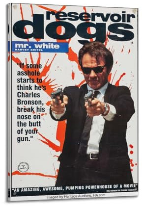 ALOEU Musikalbum Reservoir Dogs 5 Klassische Filmwandkunst-Poster Wand-Collage-Kit Leinwand Vintage Film Leinwand Poster Wandkunst Dekor Drucke Poster Moderne Leinwand Kunst Bilder für Wohnzimmer
