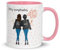 Kembilove Tazas personalizadas con nombre – Tazas 40 cumpleaños – Regalos cumpleaños hombre o mujer – Regalos originales de 40 cumpleaños – Taza cerámica 350ML (Amigas)