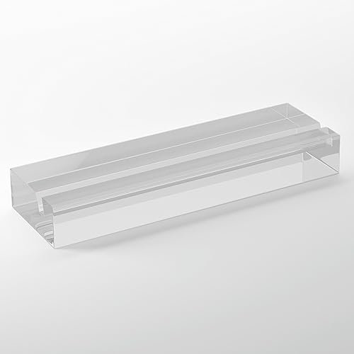 Bemaystar Soporte Acrílico para Placas, Cristales, Albumes de Fotos, Base Rectangular