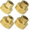 ANBOO 4 Stück Gasflaschen Adapter Europa D1-D4, Gas Adapter Set Zum Anschluss Von Druckreglern An Ausländischen Gasflaschen
