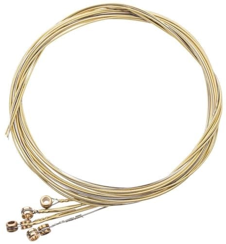 Msagkah Gitarrensaiten, 1 Set mit 6 Stück Gitarrensaiten für Akustikgitarre