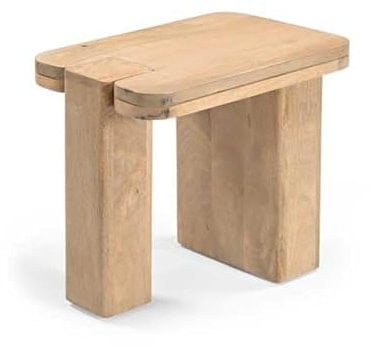 Gall&Zick Massivholz Hocker, Sitzhocker aus Holz, Holzhocker (rechteckig)