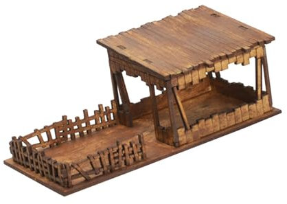 F Fityle DIY-Holzhaus, Zusammenbauen eines Holzmodellhauses, Lernspielzeug, 1/72 Modelle, Haus, Sandtisch-Dekor, Miniatur-Szenenlayout, H