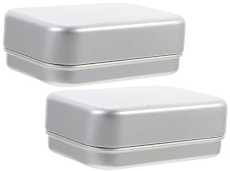 RORPOIR 2st Seifenkiste Reise Seifenbehälter Reise Seifenhalter Seifenschale Für Die Dusche Seifenhalter Mit Deckel Duschstange Seifenablage Seifenschale Mit Deckel Seifen Halter Aluminium