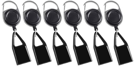 Krujecnt 6 Stück Feuerzeug Schutzhülle, Einziehbarer Clip, Tragbarer Halter Schlüsselanhänger, Hülse Clip Für Camping, Wandern, Outdoor-Abenteuer