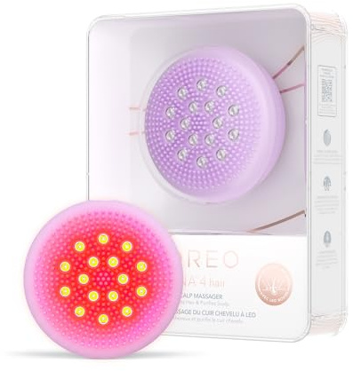 FOREO LUNA 4 hair - 2-in-1 Scalp Cleansing & Hair Repair Device | Scalp Massager, Hair Growth, Red Light, Electric Scalp Cleanser, Silicone Scalp Scrub, Head Massager, Thinning Hair