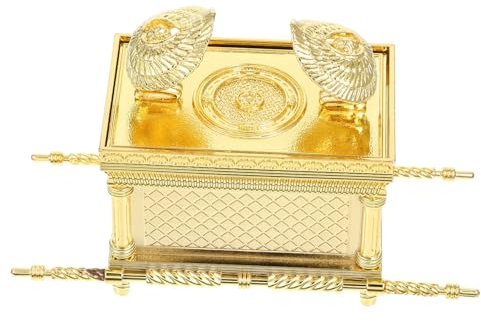 Levemolo Bundeslade Ornament Zinklegierung Vintage Tischdekoration Kompakt Religiöses Kunsthandwerk Israelische Kultursymbol Wohnkultur