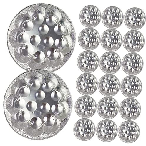 SHOWERORO 20pièces Assiettes à Escargots Plateaux De pour BBQ Et Restaurant Accessoires De Résistants Aux Températures