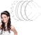 4 Stück Silber Strass Stirnbänder,Glitzer Braut Haarschmuck,Einfachheit Kristall-Stirnband,Braut Hochzeit Tiara Krone,Funkelnde Haarreifen Elegante Zubehör für Frauen Mädchen