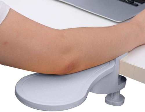 Accoudoir de Bureau | Support Bras pour Bureau - Coussin Ergonomique Réglable et Support Poignet pour Utilisation au Travail École Salle de Jeux Saisie Ordinateur Portable Étudiant Senior