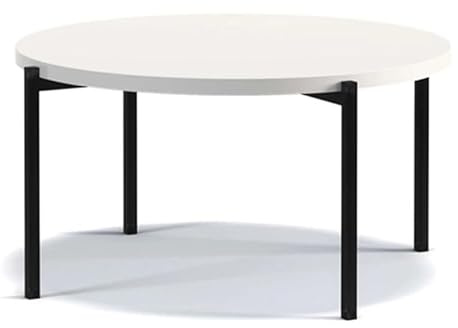 Couchtisch SIGMA C, Kaffeetisch, Beistelltisch, Tisch (Weiss Glanz)