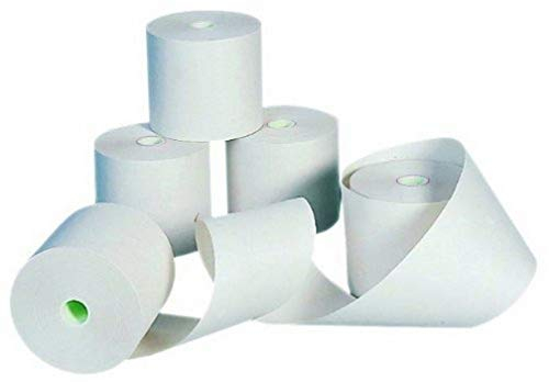 Rexel IB405020 Kassen-Rolle, Thermorolle für Tischrechner 1228X und 1491X, 57 m, 12 mm, 5 Stück für Ibico