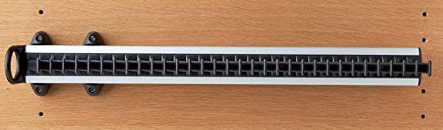 Servetto - Porte-cravate coulissant noir - Finition.Noir - Prof. mm.500 - Larg. mm.76 -