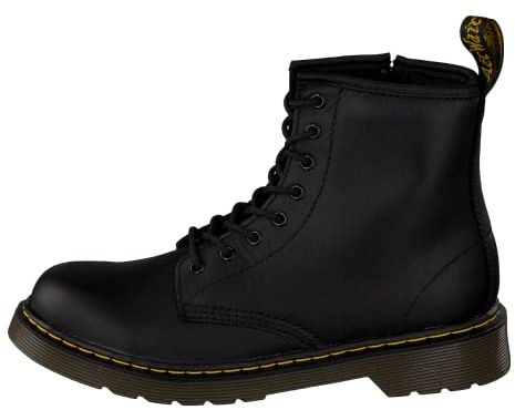 Dr. Martens Delaney Black Softy, Scarpe Brogue Stringate Unisex – Bambini, Nero, 30