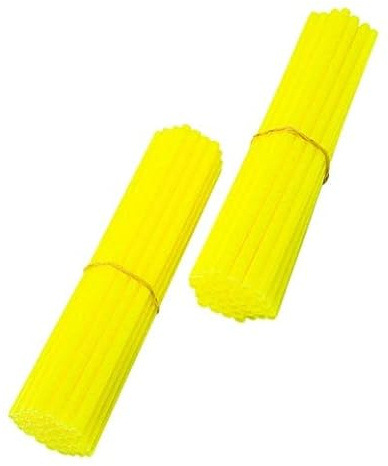 Couvre rayon blackway jaune (38 pcsx 190 mm + 38 pcs x 210 mm) pour r oue jusqu'a 21''