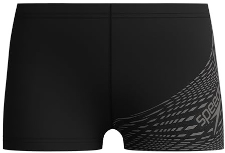 Speedo Jungen Medley Logo Black/USA Charcoal 15-16