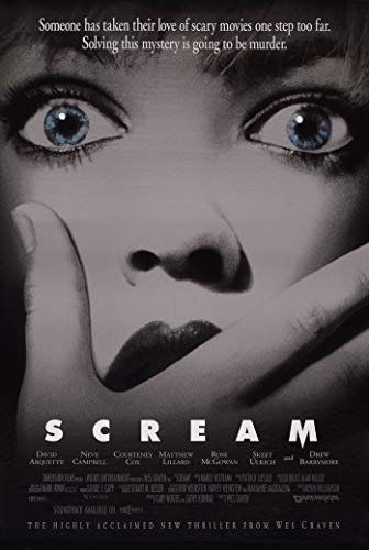 Filmposter Scream 1996, 30 x 46 cm, rahmenloses Geschenk