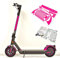 Aufkleber-Set/Sticker Set - 25-teilig auf 34x22cm Bogen geeignet für Segway Ninebot Max g30d E-Scooter (Neon-Pink)