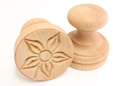MAAJ CORZETTI CORZETTO AUSSTECHER STEMPEL 4 MOTIVE AUS ITALIEN LIGURISCHE PASTA SPEZIALITÄT (Blume - Flower)