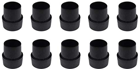 10 Stücke Trampolin Bein Tipps Kappen 2,5 cm rutschfeste Gummistuhl Ferrusttisch Füße Protector Stuhl Beinspitzen Rauschen Rauschen Verhindern Kratzer