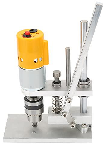 Taladro de Banco Motor de Cobre Puro Prensa Banco Eléctrico Máquina de Perforación Mesa de Soporte para Banco de Trabajo de Prensa de Taladro(EU JTO(0.3-4mm))