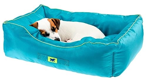 Ferplast Hundekissen Hundesofa Hundebette für Große Hunde Hundekorb Abnehmbarer Bezug Orthopädisches Hundebett Hundematratze Waschbar Hundematte Wasserdicht 110 x 70 x h 8 cm. Grau