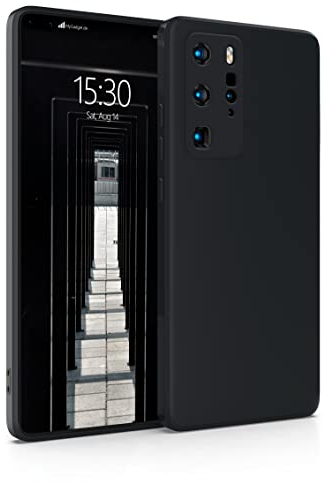 MyGadget Funda para Huawei P40 Pro en Silicona TPU - Carcasa Slim & Flexible - Case Resistente Antigolpes y Anti choques - Ultra Protectora Negro