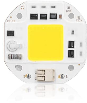 Hapivida High Power LED Chip, Super Bright Integrated Chip Light Source Pearl for DIY Lighting, 100W Warm White, Aluminum, SMD Light Emitter Components for Floodlights and Landscape Lighting
